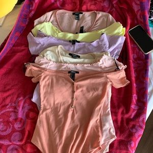 6 bodysuit. 4 of them never used .